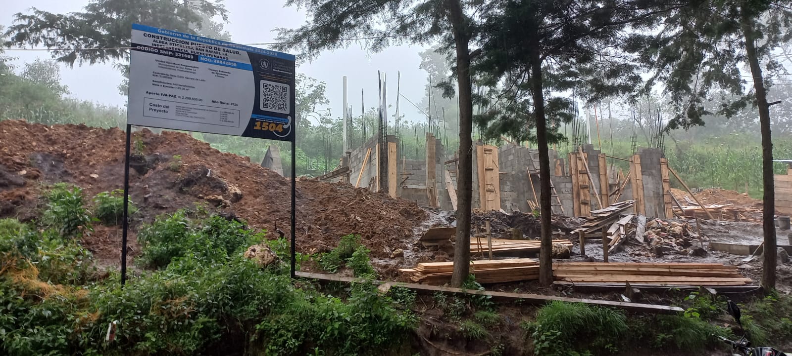 Construcción Puesto de Salud Aldea Sticultaj